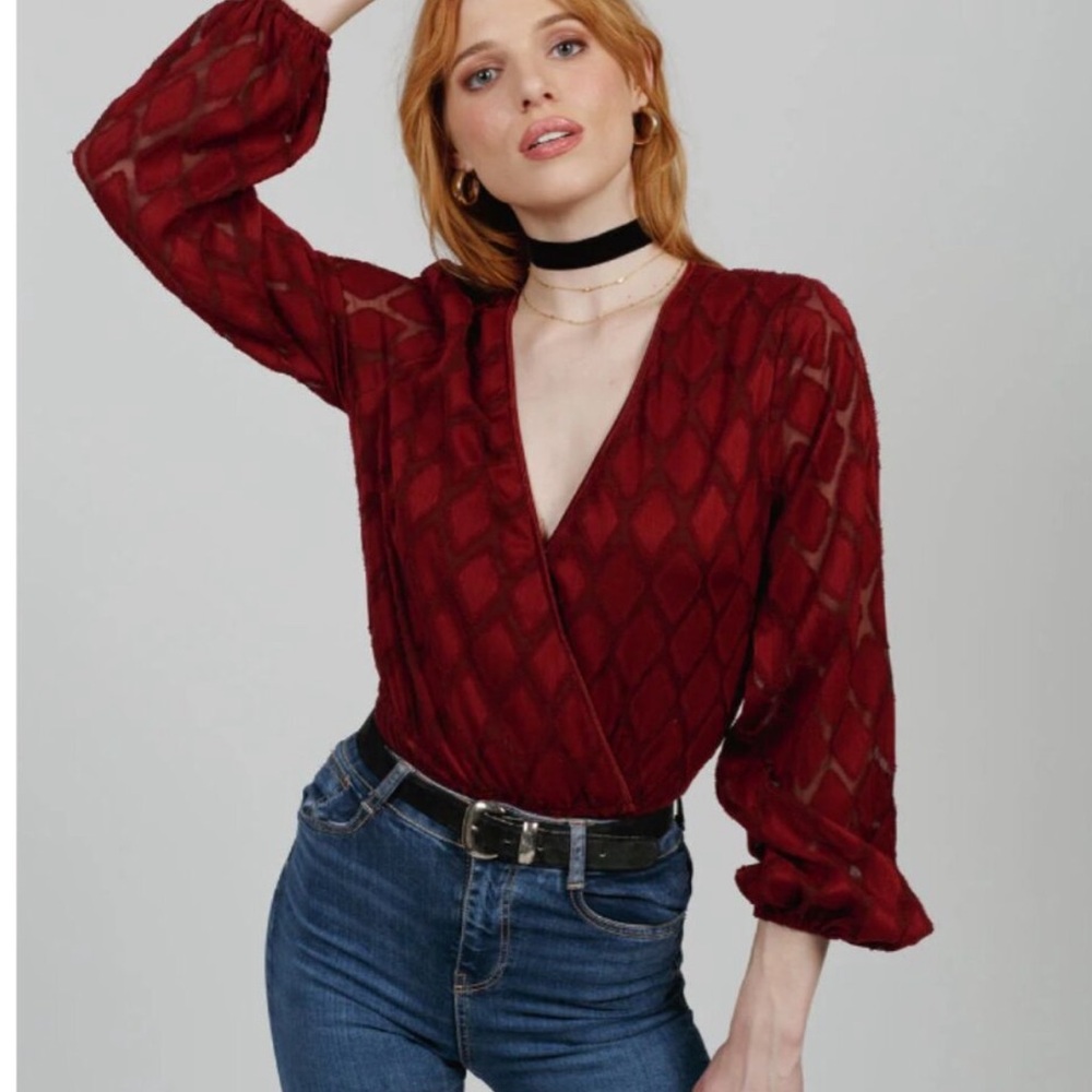 NWT Band Of The Free Women’s Bodysuit in Merlot Agatha - Sizes S, M, L available